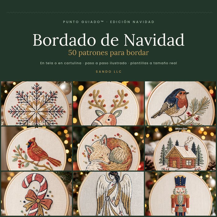 Bordado de Navidad — 50 patrones